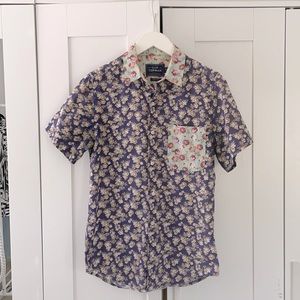 Men’s Topman floral shirt